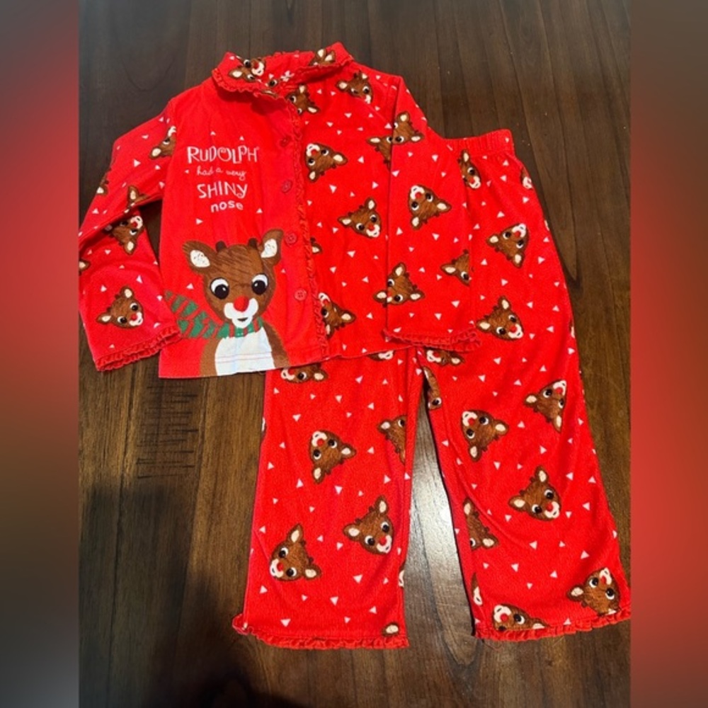 Rudolph the Red Nose Reindeer Pajamas 4T Toddler